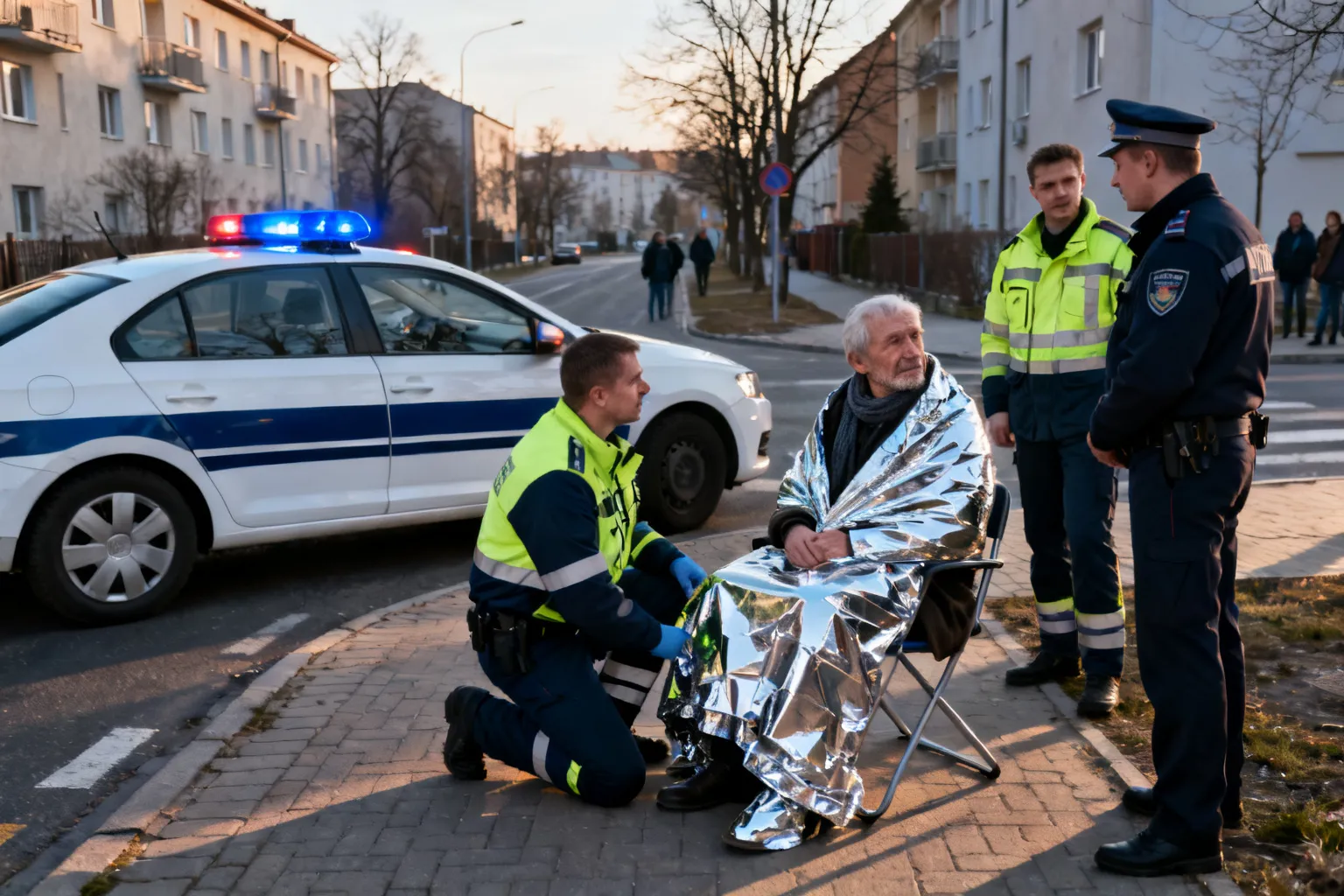 Jawor: policja odnalazła wychłodzonego 71-latka po nocnych poszukiwaniach