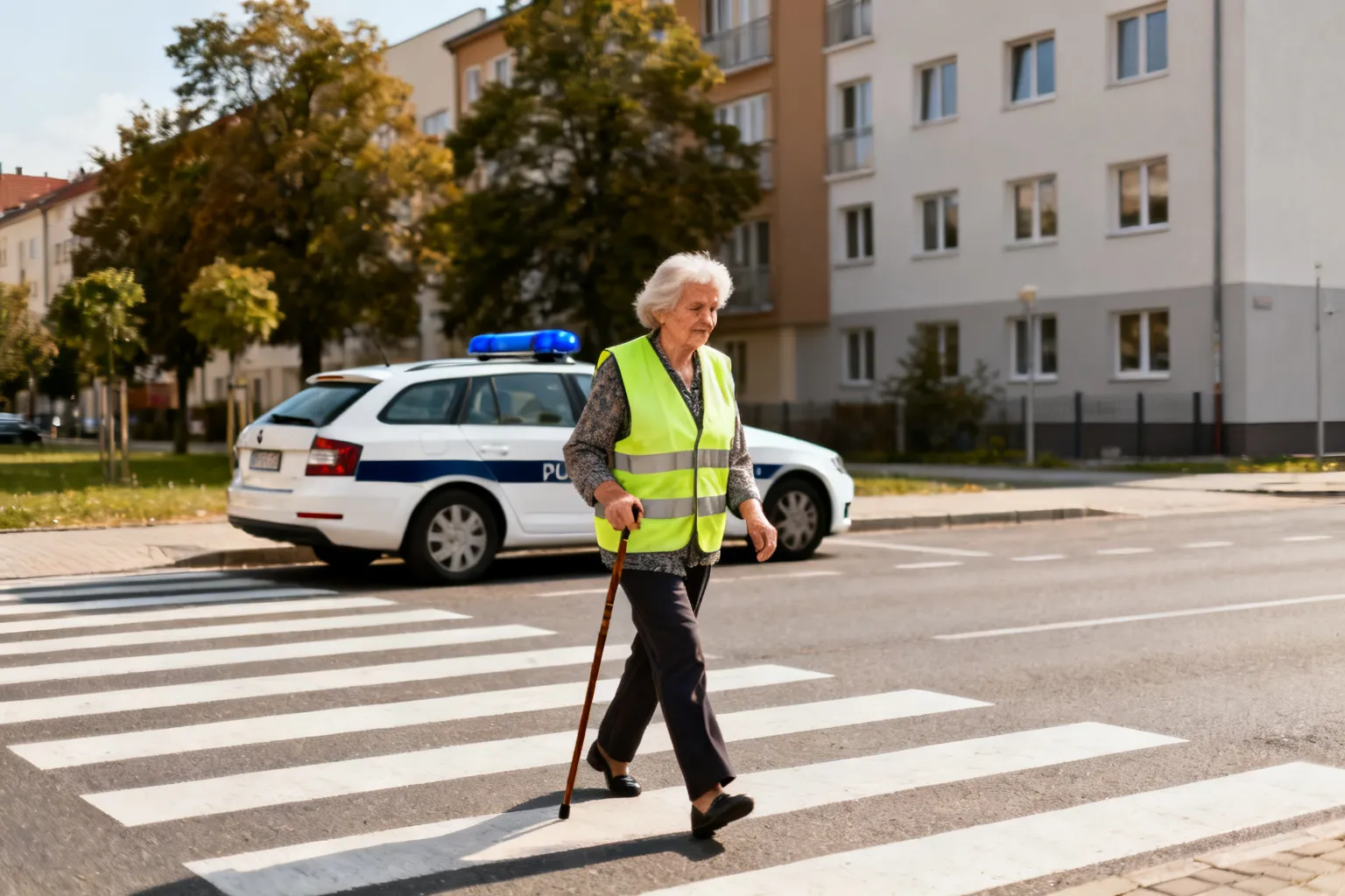 Bezpieczny senior na drodze — film edukacyjny Policji i UTW