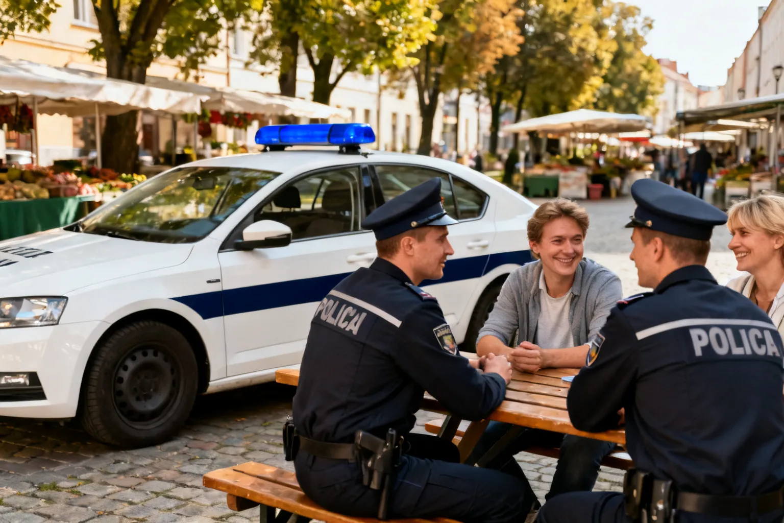 Piknik Bezpieczeństwa na Jaworniku — policjanci rozmawiali o bezpieczeństwie