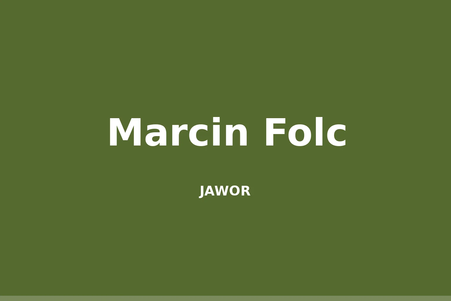 Marcin Folc
