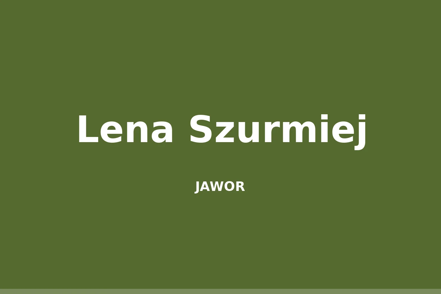 Lena Szurmiej