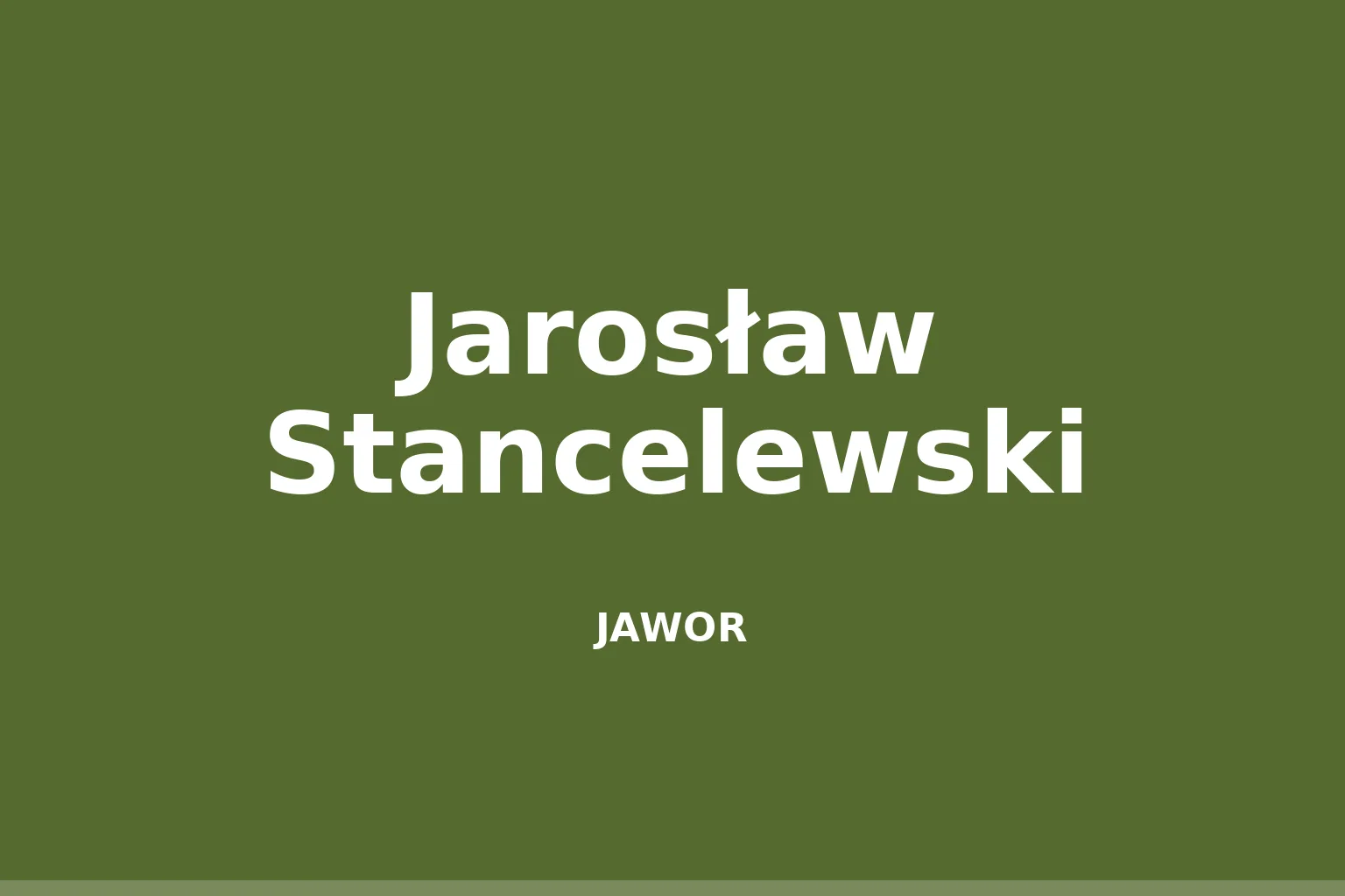 Jarosław Stancelewski