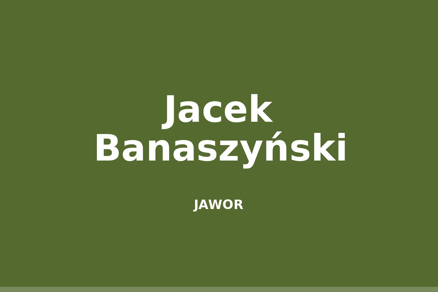 Jacek Banaszyński